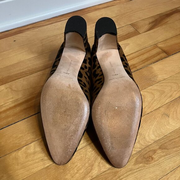 Manolo Blahnik Tucciototo leopard-print calf hair pumps, size 40.5 - Picture 8 of 10